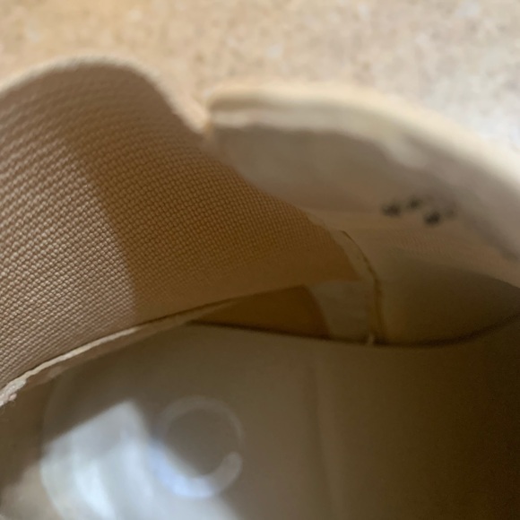 Cream Croc-Embossed Ankle Boots - Picture 7 of 7